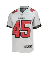 Big Boys Nike Devin White Gray Tampa Bay Buccaneers Inverted Team Game Jersey