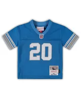 Infant Boys and Girls Mitchell & Ness Barry Sanders Blue Detroit Lions 1996 Retired Legacy Jersey
