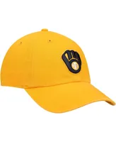 Men's '47 Gold Milwaukee Brewers Clean Up Adjustable Hat