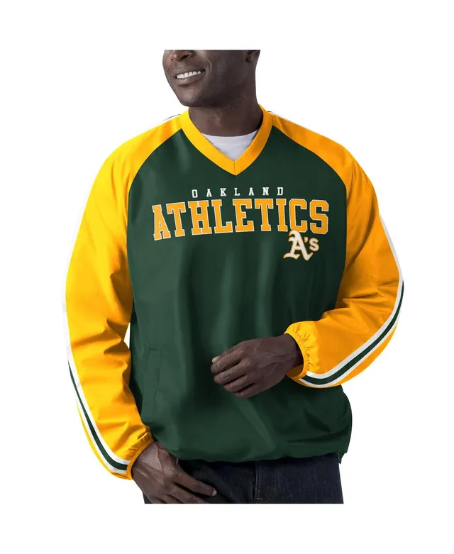 Oakland Athletics G-III Sports by Carl Banks Title Holder Full-Snap Varsity  Jacket - Green