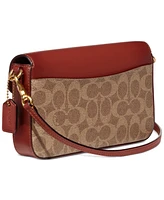 Coach Signature Coated Canvas Wyn Crossbody with Removable Card Case