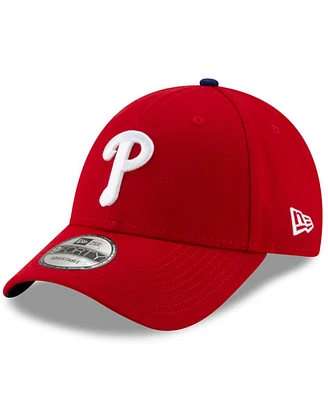Big Boys New Era Red Philadelphia Phillies The League 9Forty Adjustable Hat