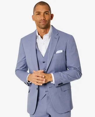 Tommy Hilfiger Men's Modern-Fit Th Flex Stretch Chambray Suit Separate Jacket