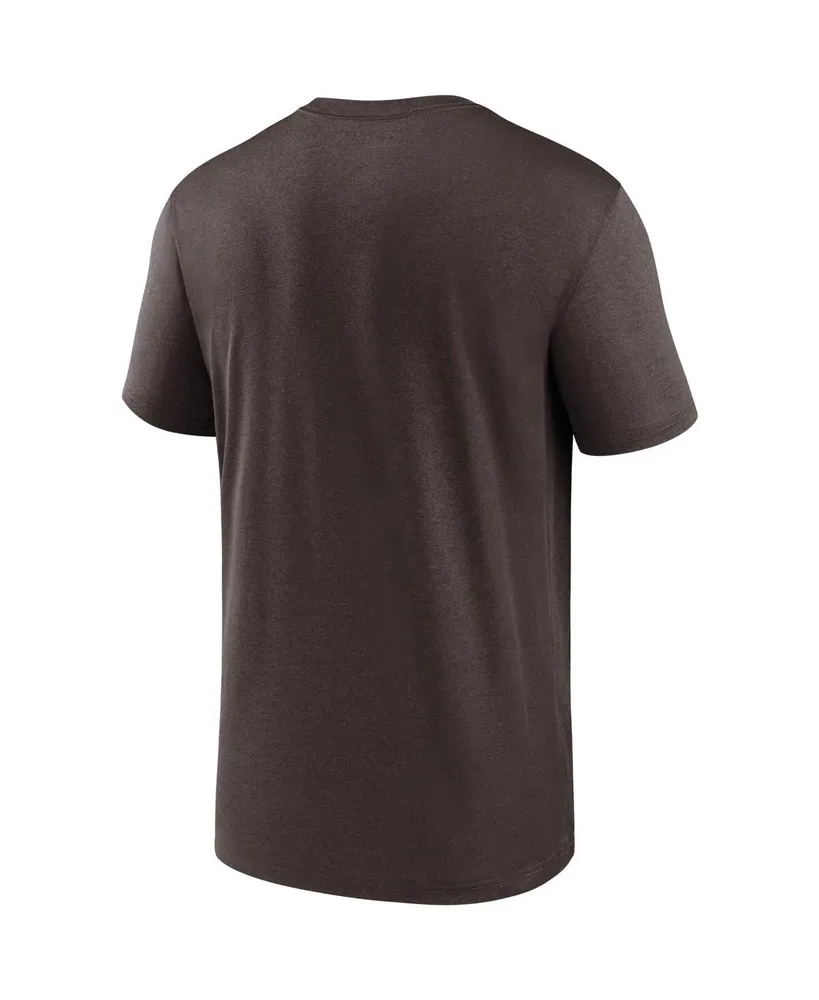 Men's Nike Brown Cleveland Browns Legend Microtype Performance T-shirt