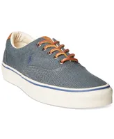 Polo Ralph Lauren Men's Keaton Suede-Trim Herringbone Sneaker