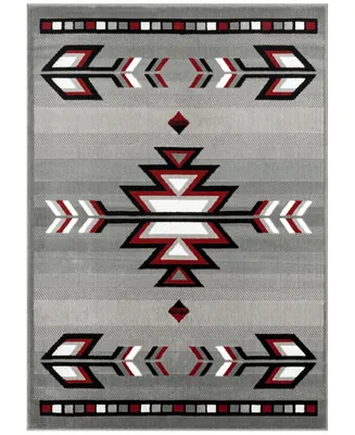 Global Rug Designs Questa Que-01 5'2" x 7' 4" Area