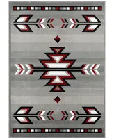 Global Rug Designs Questa Que-01 5'2" x 7' 4" Area