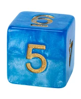 Sky Current Halfsies Dice Layered Dice with Upgraded Dice Case, 7 Piece