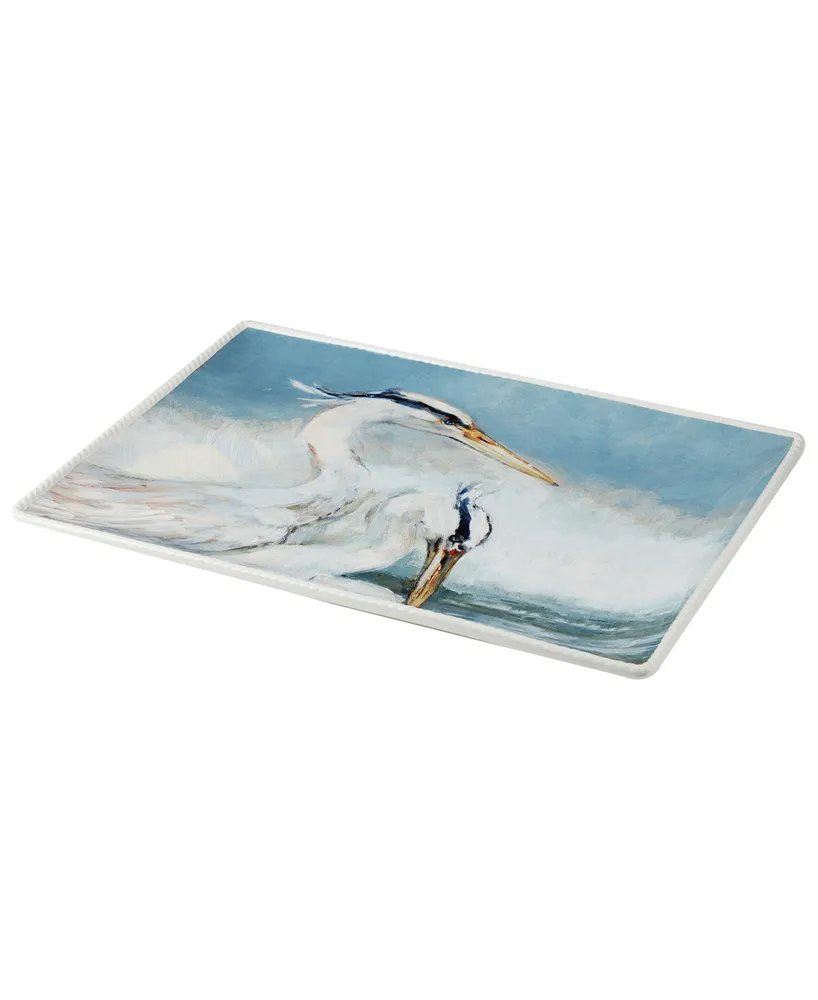 Certified International Shorebirds Rectangular Platter