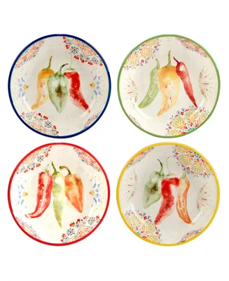Certified International Sweet Spicy Soup Bowl, Set of 4
