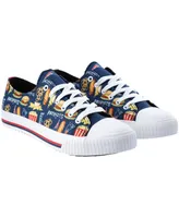 Men's Foco New England Patriots Food Print Low Top Canvas Sneakers