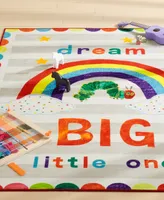 Eric Carle Elementary Dream Big Little One 6' 6" x 9' 5" Area Rug