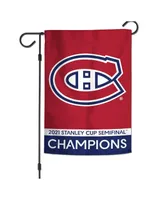 Wincraft Montreal Canadiens 2021 Stanley Cup Semifinal Champions 12'' x 18'' Double-Sided Garden Flag