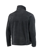 Men's Columbia Black Chicago Bulls Flanker Full-Zip Jacket