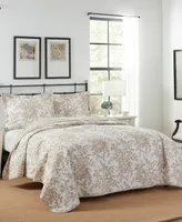 Laura Ashley Bedford Cotton Reversible 2-Pc. Quilt Set, Twin