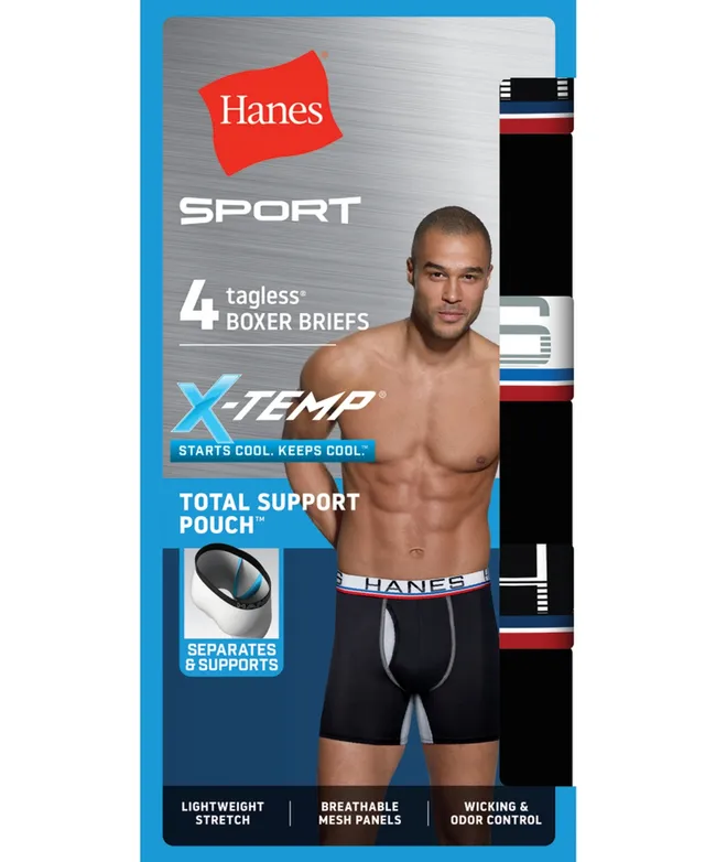 Hanes Men's Ultimate 4pk. Sport Boxer Briefs