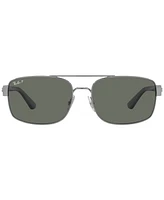 Ray-Ban Men's Polarized Sunglasses, RB3687