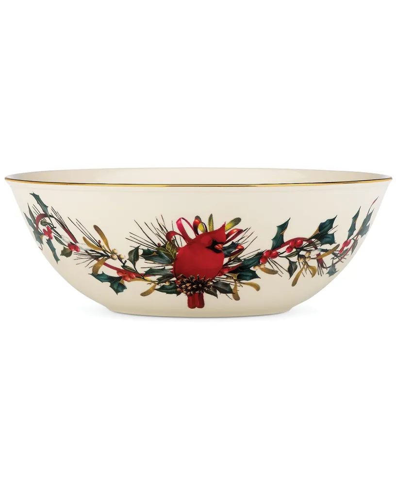 Lenox Winter Greetings Serving Bowl, 72 oz.