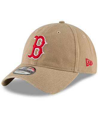 Men's Khaki Boston Red Sox Fashion Core Classic 9Twenty Adjustable Hat