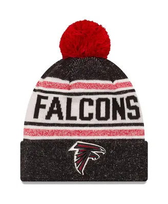 Men's Black Atlanta Falcons Toasty Cover Cuffed Knit Hat with Pom