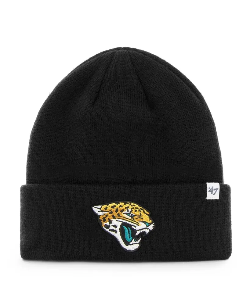 Men's Black Jacksonville Jaguars Primary Basic Cuffed Knit Hat