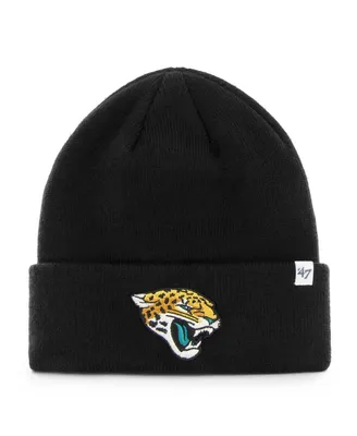 Men's Black Jacksonville Jaguars Primary Basic Cuffed Knit Hat