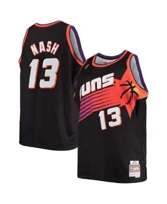 Men's Steve Nash Black Phoenix Suns Big and Tall Hardwood Classics Jersey