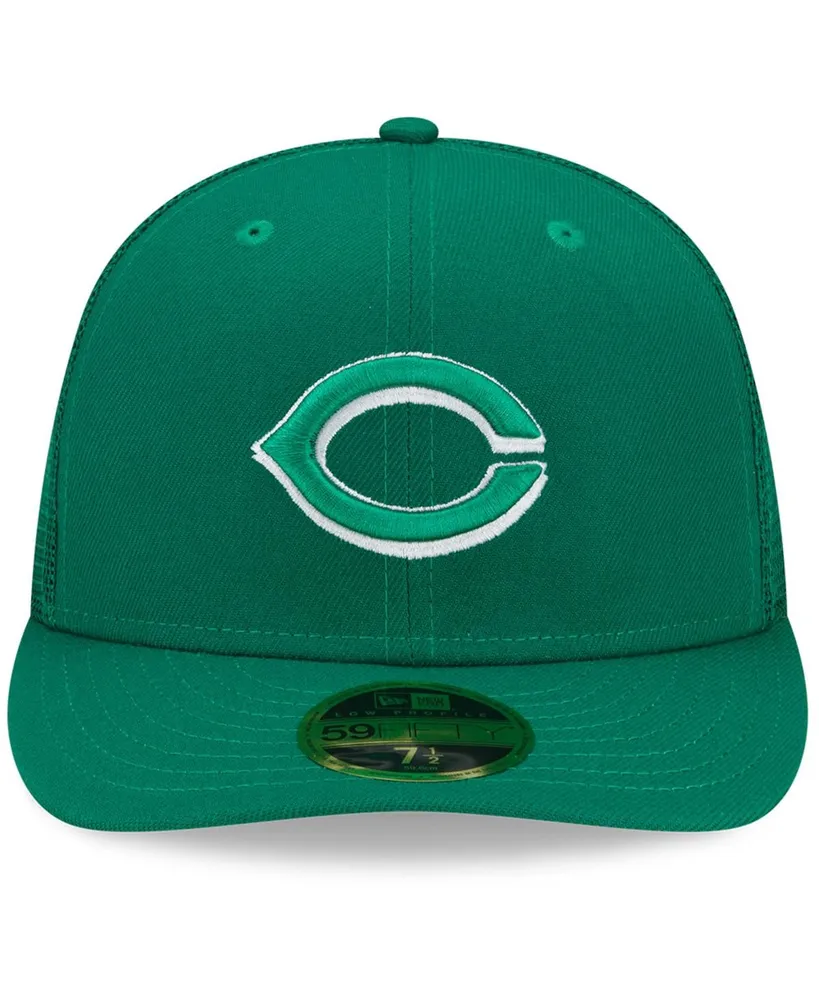 Men's Green Cincinnati Reds 2022 St. Patrick's Day On-Field Low Profile 59FIFTY Fitted Hat