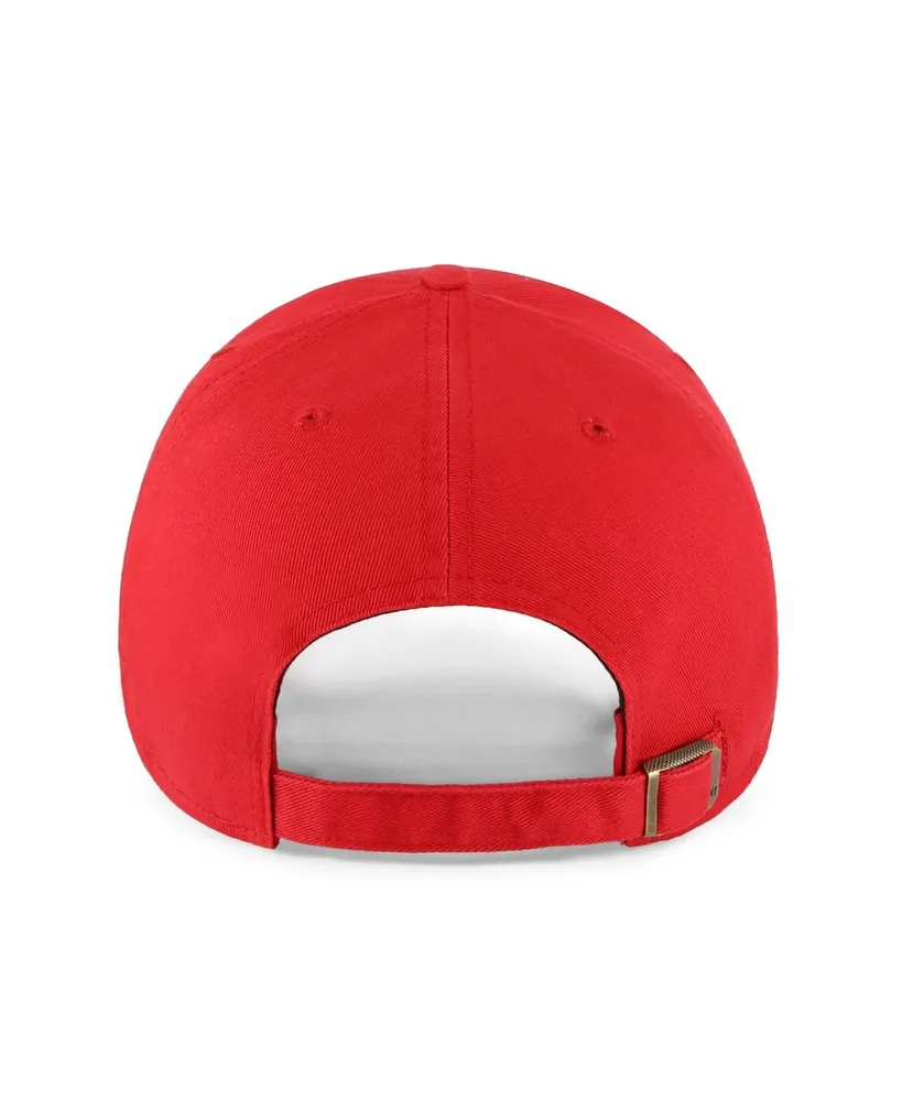 Men's Red Calgary Flames Legend Mvp Adjustable Hat