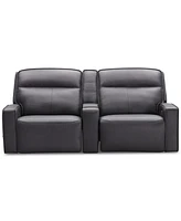 Closeout! Dextan Leather 3-Pc. Sofa with 2 Power Recliners and 1 Usb Console, Created for Macy's