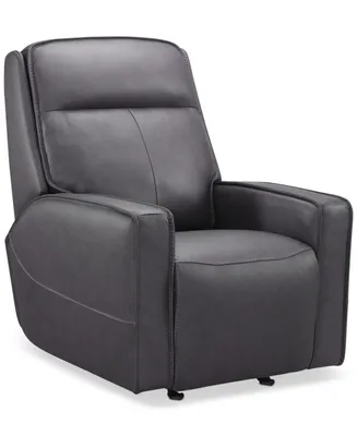 Dextan Leather Power Recliner, Created for Macy's