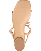 Journee Collection Women's Zaidda T Strap Flat Sandals
