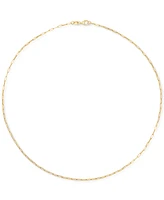 Paperclip Link 20" Chain Necklace in 14k Gold