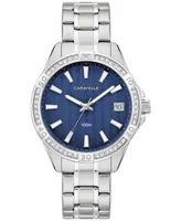 Caravelle designed by Bulova Women's Stainless Steel Bracelet Watch 36mm - Silver