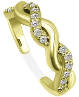 Giani Bernini Cubic Zirconia Infinity Toe Ring, Created for Macy's