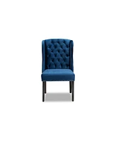 Lamont Modern Contemporary Transitional Wood Wingback Dining Chair