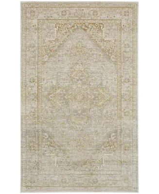 Feizy Aura R3734 6'7" x 9'6" Area Rug - Gold