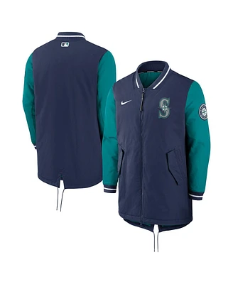 Men's Nike Navy Seattle Mariners Authentic Collection Dugout Performance Full-Zip Jacket