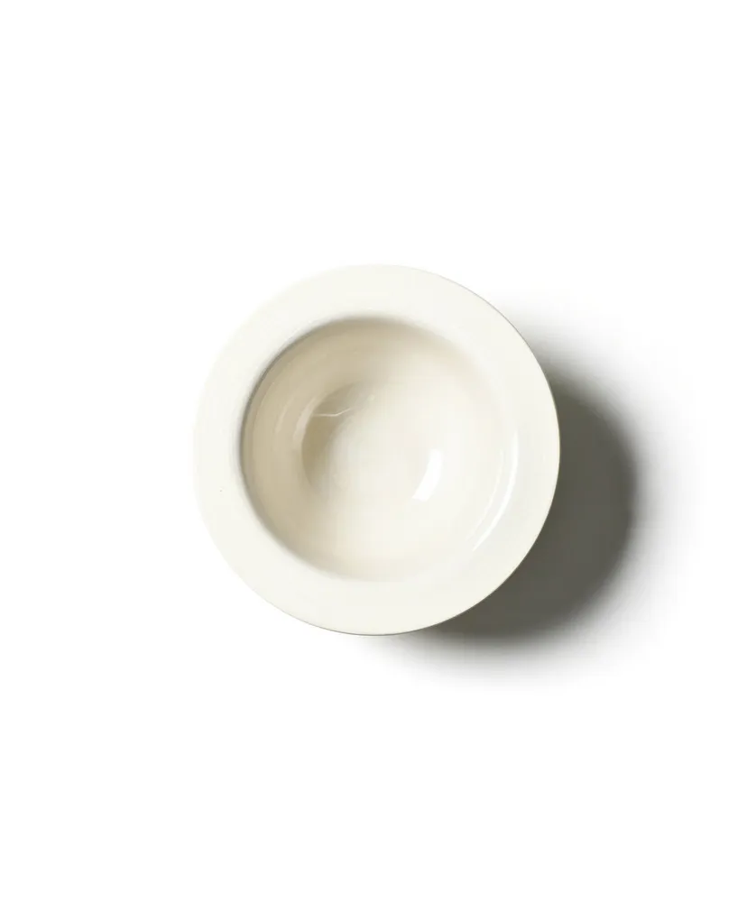 Coton Colors Signature White 7" Rimmed Bowl