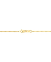 18" Box Chain Necklace (3/4mm) in 14k Gold