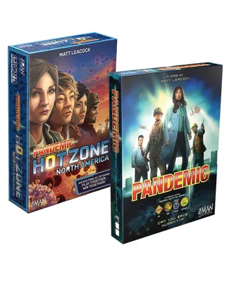 Pandemic And Pandemic Hot Zone Game Bundle - 2 Board Game