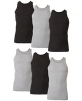 Hanes Men's 6-Pk. Ultimate ComfortSoft Dyed Tanks