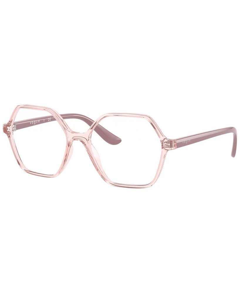 Vogue Eyewear VO5363F Women's Irregular Low Bridge Fit Eyeglasses