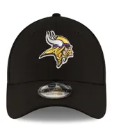 Men's New Era Black Minnesota Vikings The League 9FORTY Adjustable Hat