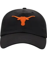 Men's Top of the World Black Texas Longhorns Staple Adjustable Hat