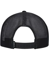Men's Rvca Black Va Atw Print Trucker Snapback Hat