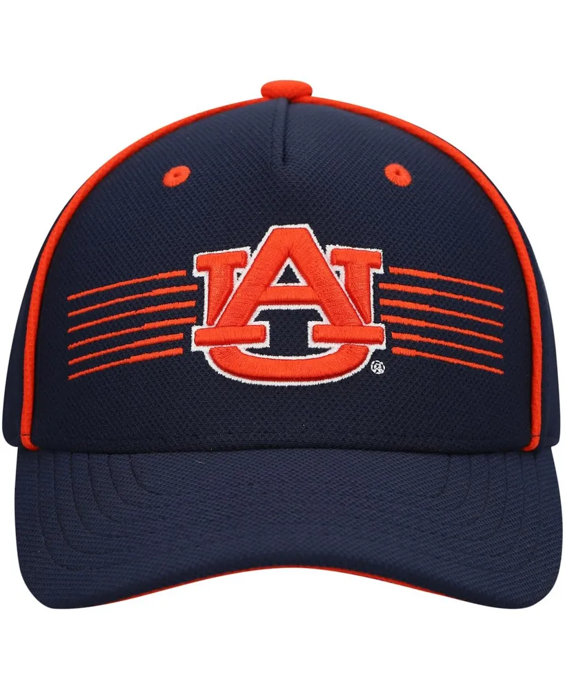 Big Boys Under Armour Navy Auburn Tigers Blitzing Accent Performance Adjustable Hat