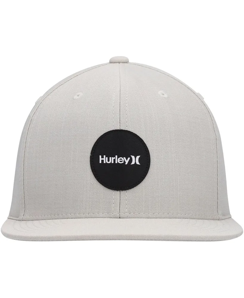 Men's Hurley Heather Gray H20-Dri Point Break Snapback Hat