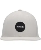Men's Hurley Heather Gray H20-Dri Point Break Snapback Hat