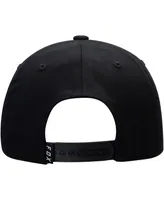 Men's Fox Black Legacy Moth 110 Snapback Adjustable Hat